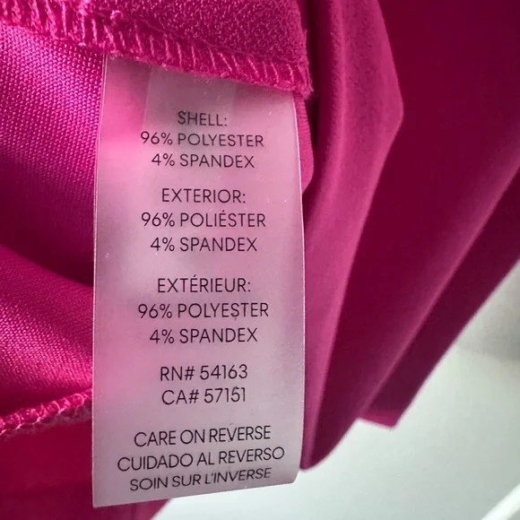 🩷 NWT! Pink CALVIN KLEIN Puff Sleeve Sheath Dress - Size 10 - Picture 6 of 9